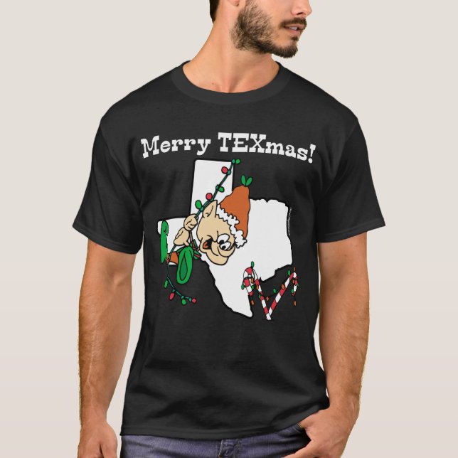 Texas Christmas T-shirt (Front)
