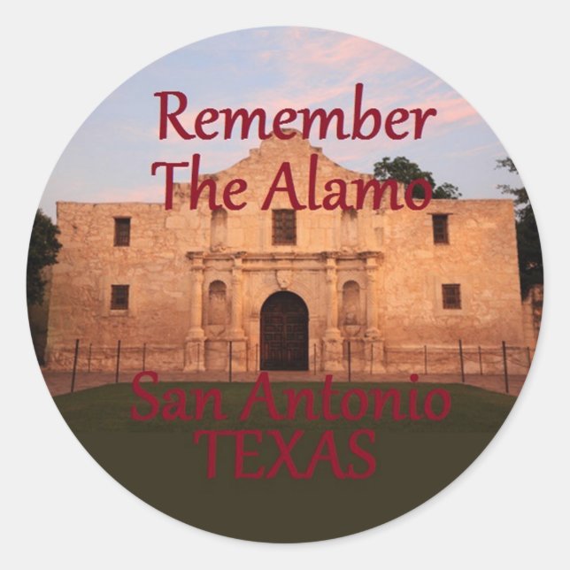 TEXAS CLASSIC ROUND STICKER (Front)