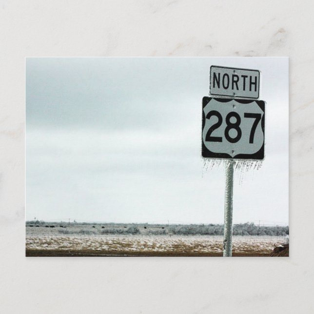 Texas Cold Postcard (Front)