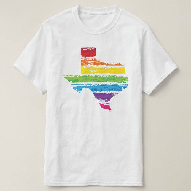 texas colour strokes T-Shirt (Design Front)