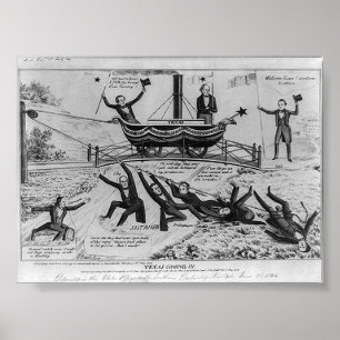 Texas Coming In, 1844 Poster