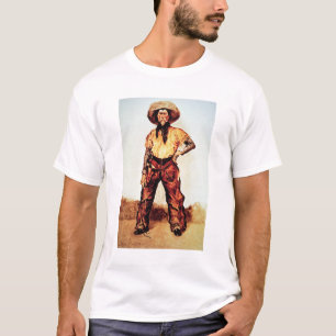Texas Cowboy, c.1890 (oil on canvas) T-Shirt