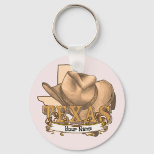 Texas Cowboy  Key Ring