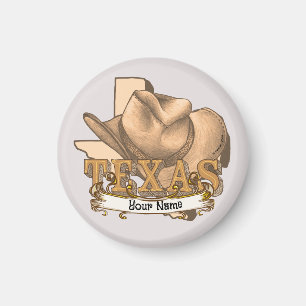 Texas Cowboy  Magnet
