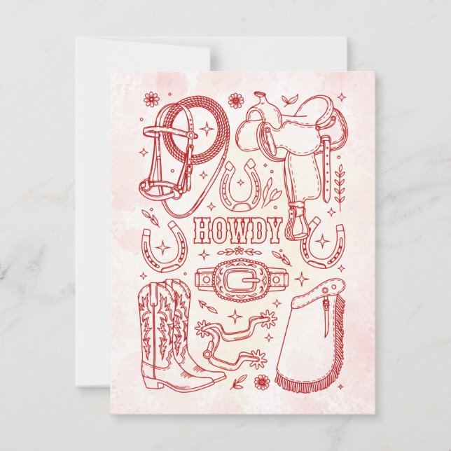 Texas Cowboy Pack  Card (Front)