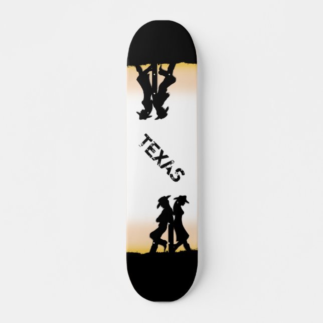 Texas Cowboy Skateboard (Front)
