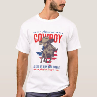 Texas Cowboy T-Shirt Design Simple and Good