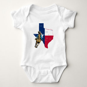 Texas Cowgirl Baby Bodysuit