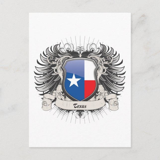 Texas Crest Postcard (Front)