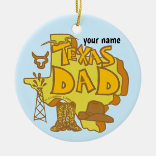 Texas Dad ornament 
