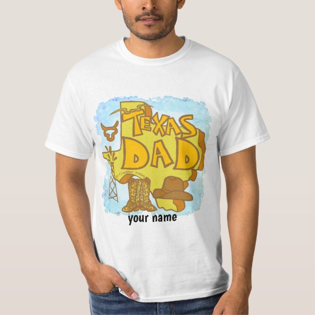 Texas Dad  t-shirt  (Front)