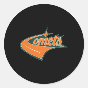 Texas Dallas Comets Icon Classic Round Sticker