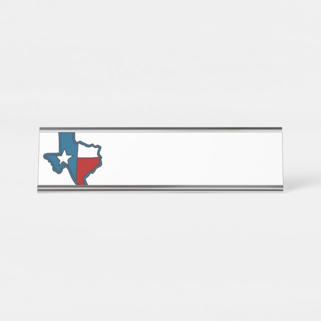 Texas Desk Name Plate (Front)