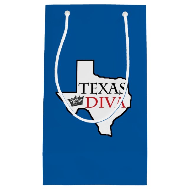 "Texas DIVA" Small Gift Bag (Front)