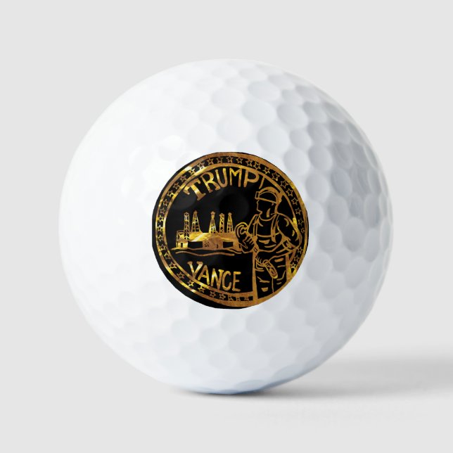 TEXAS DRILL BABY DRILL GOLF BALLS (Front)