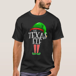 Texas Elf Group Matching Family Christmas Gift Cos T-Shirt