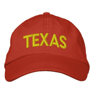 TEXAS EMBROIDERED HAT