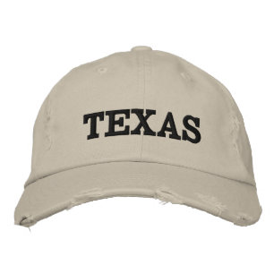 Texas Embroidered Hat
