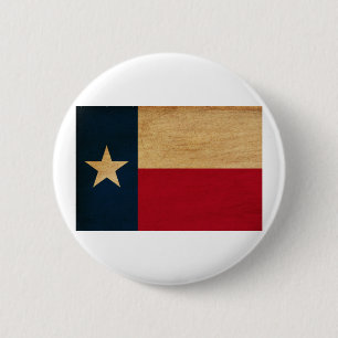 Texas Flag 6 Cm Round Badge