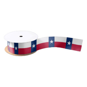 Texas flag, American state flag ribbon Satin Ribbon