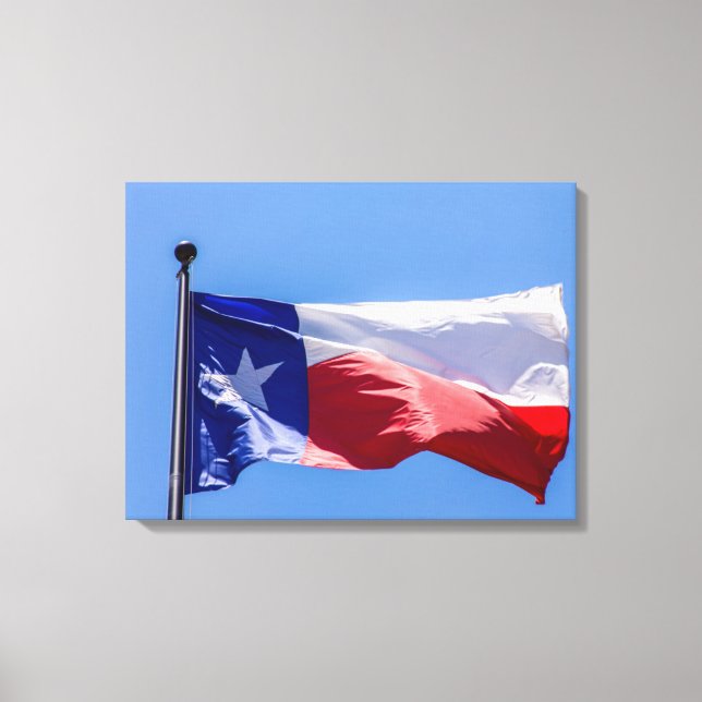 Texas Flag Canvas Print (Front)