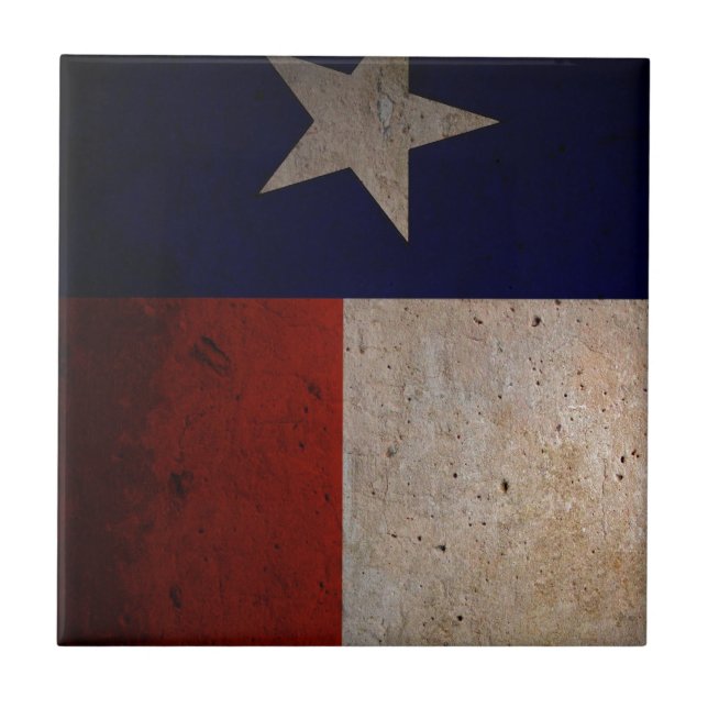 Texas flag ceramic tile (Front)