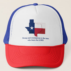 TEXAS Flag Christian Scripture Personalised Trucker Hat