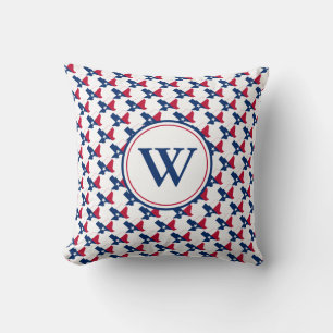 TEXAS Flag Custom Monogram Cushion