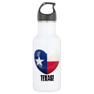 Texas Flag Cutout 532 Ml Water Bottle