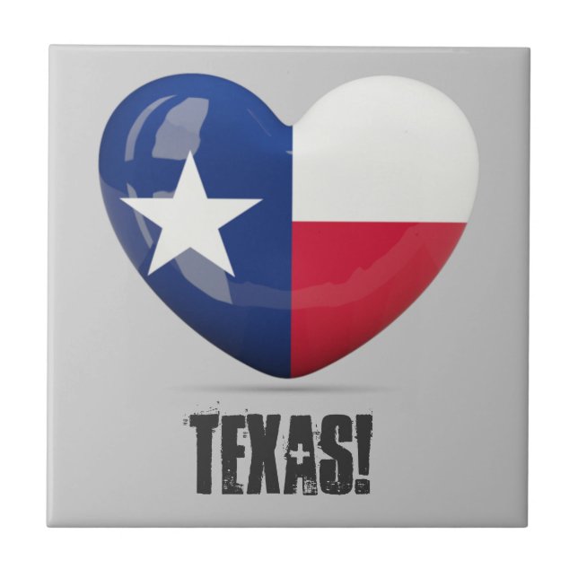 Texas Flag Cutout Tile (Front)