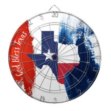 Texas Flag Dart Board