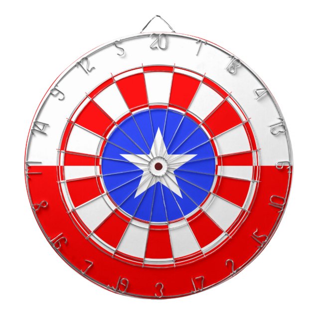 Texas flag dartboard (Front)