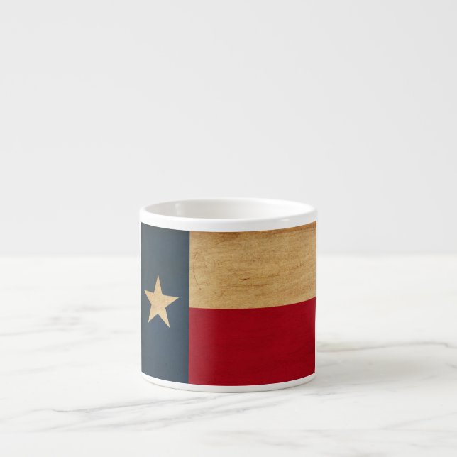 Texas Flag Espresso Cup (Front)