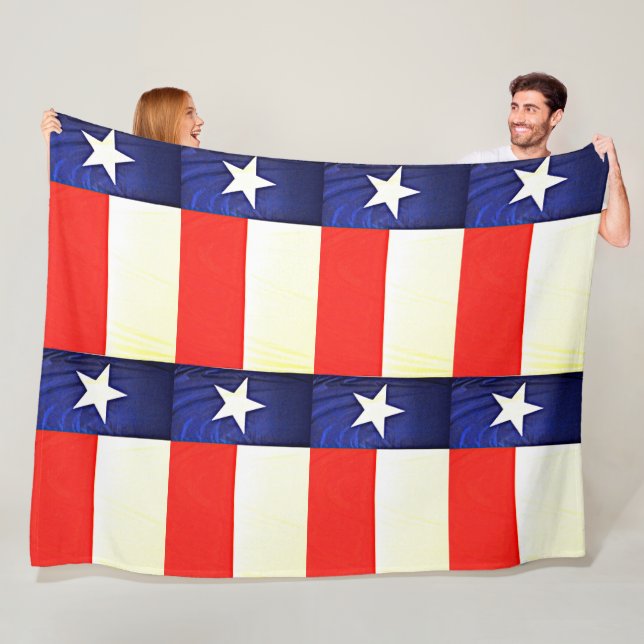 Texas Flag Fleece Blanket (In Situ)