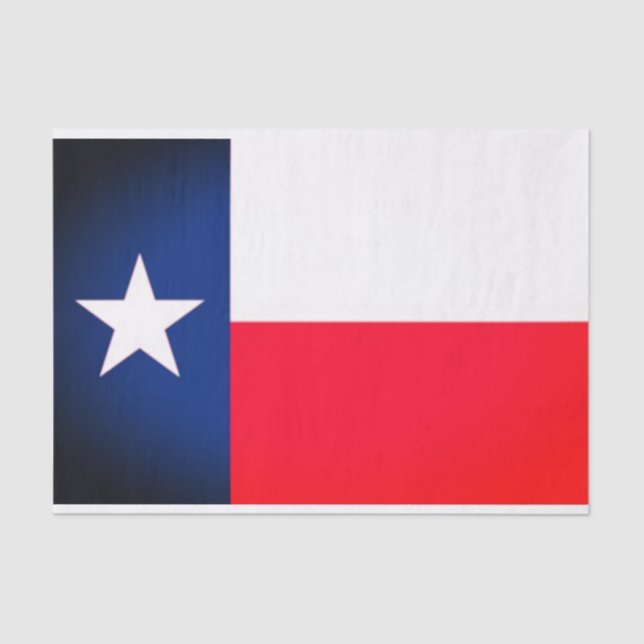 Texas Flag Gift Wrap Tissue Tissue Paper (Front)