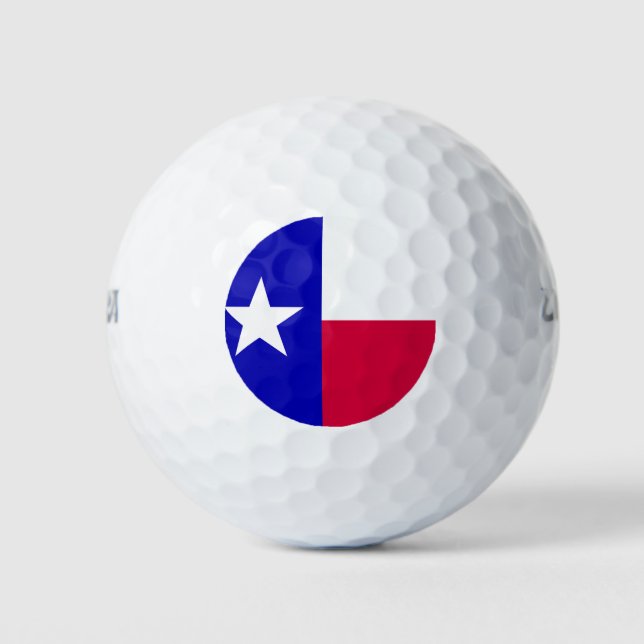 Texas flag golf balls (Front)