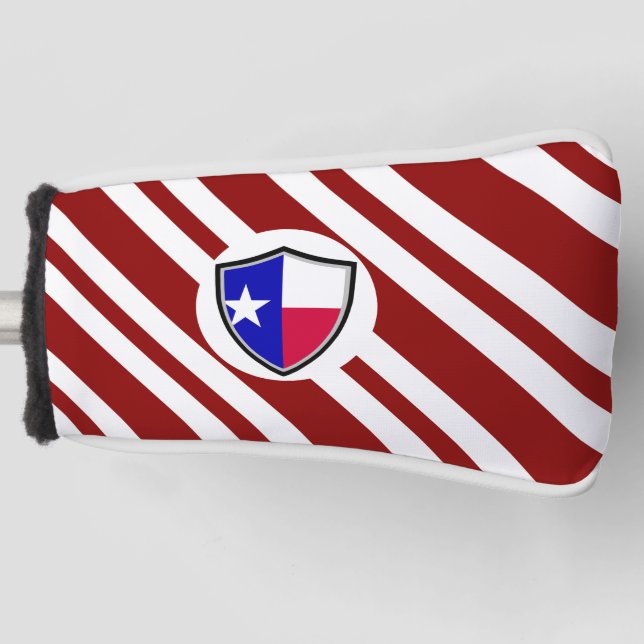 Texas flag golf head cover (Front)