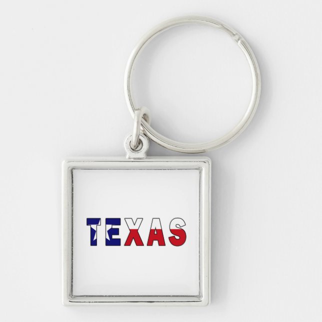 Texas Flag Key Ring (Front)