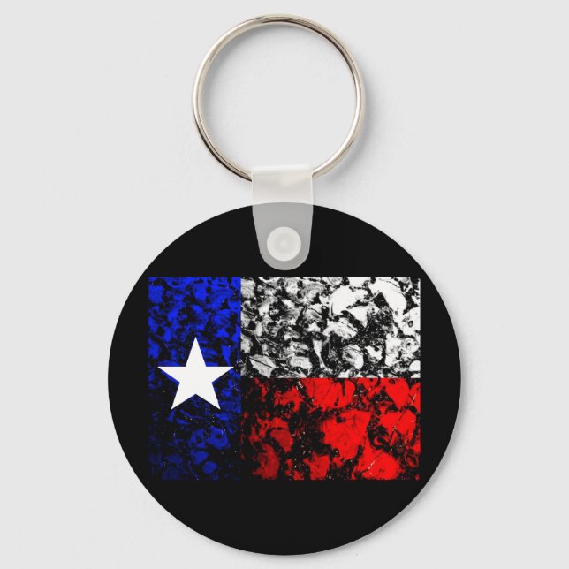 Texas Flag Key Ring (Front)