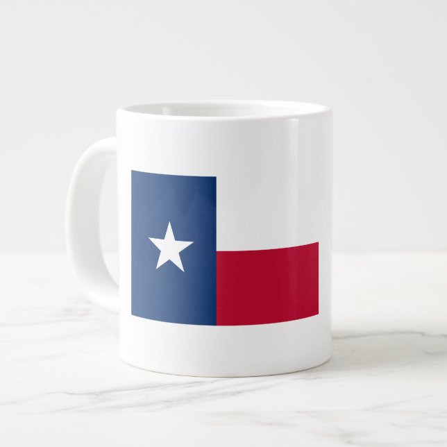 Texas Flag Large Coffee Mug (Front Left)