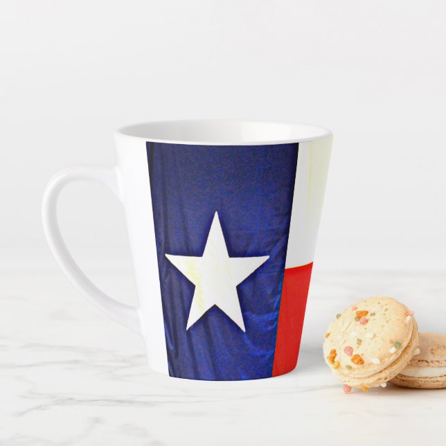 Texas Flag Latte Mug (In Situ)