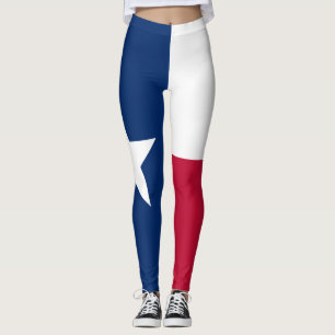 Texas flag leggings