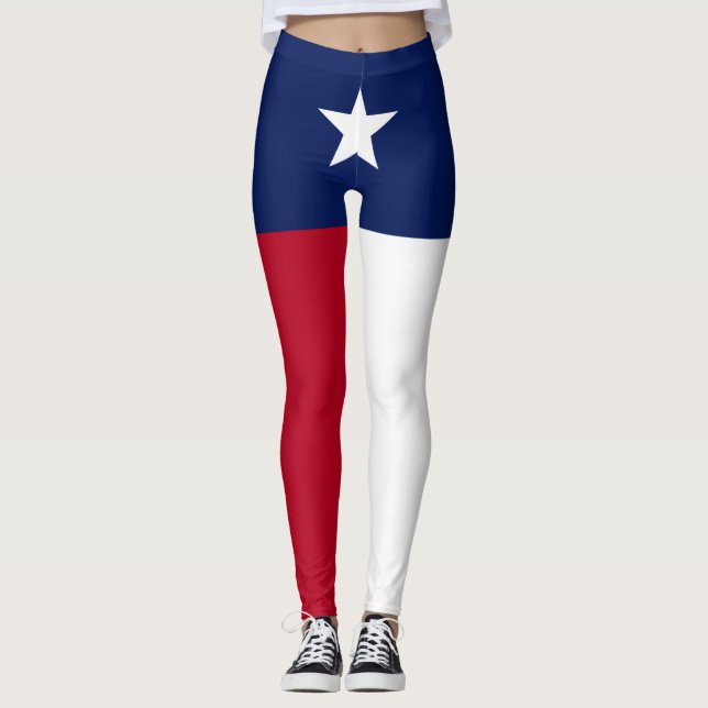 Texas Flag Leggings (Front)