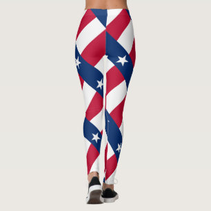 Texas flag leggings