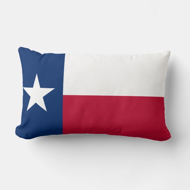 Texas flag lumbar cushion (Front)