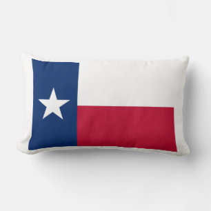 Texas flag lumbar cushion