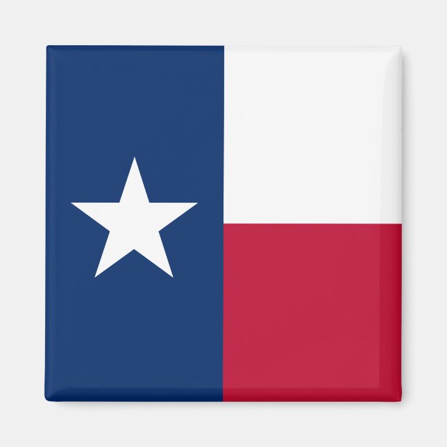 Texas flag magnet (Front)