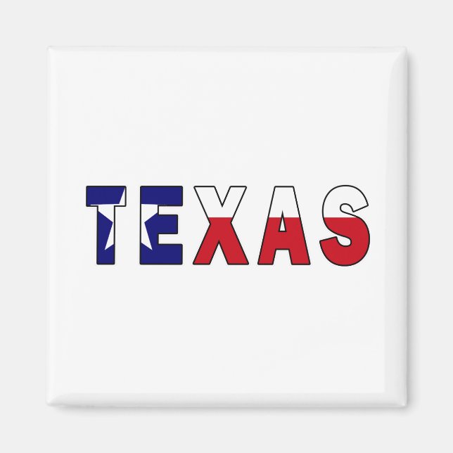 Texas Flag Magnet (Front)