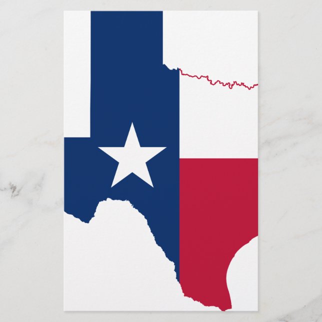 Texas flag map (Front)