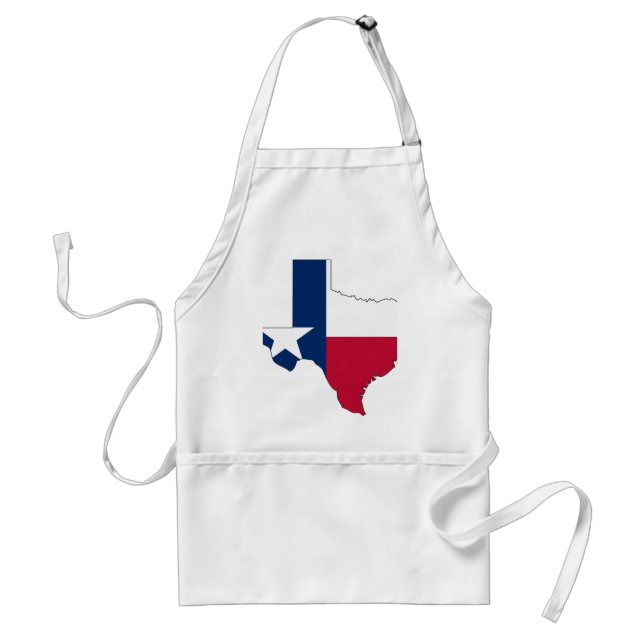 Texas Flag Map Standard Apron (Front)